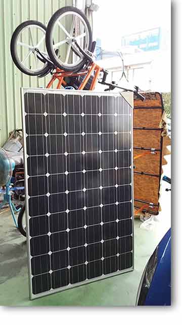 Solar Panel 225W for Electric Surrey Bike ETC-400